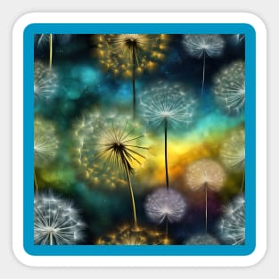 Mystical Bohemian Dandelion Seeds Sticker